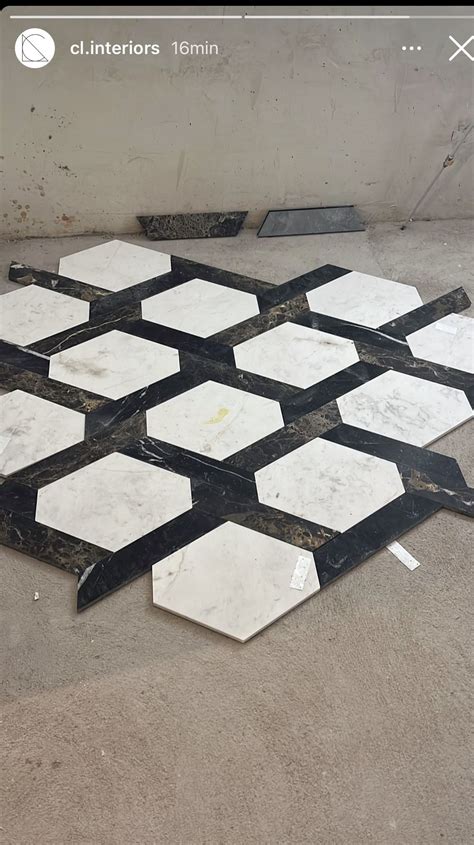 Black and White Marble Tiles | Flooring Design