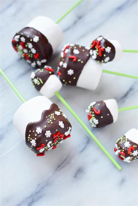 Chocolate Covered Marshmallows