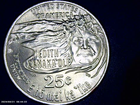 2023 P Edith Kanaka'ole American Women Quarter Brilliant Uncirculated ...