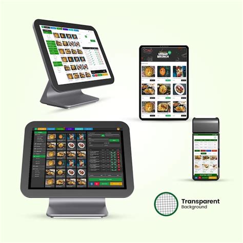 Versatile pos software mockup for businesses | Premium PSD