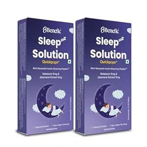 Benefic Sleep Solution 60 Poplets (Pack of 2) | Melatonin 5mg ...