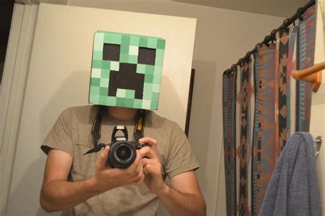 Image result for Creeper Mask Tutorial