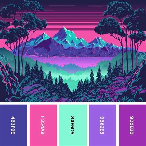 Redirect Notice | Color palette design, Cyberpunk aesthetic, Color palette