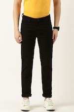 Buy Men Black Dark Wash Jeans Online - 888027 | Peter England