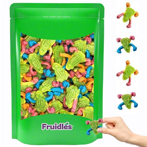 Amazon.com : Fruidles Tropical Frogs Gummi Candy, Delicious Assorted ...