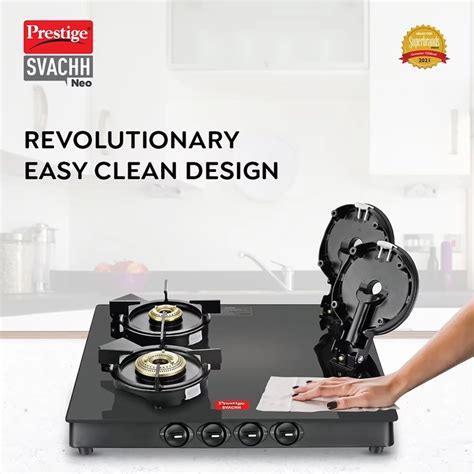 Prestige Svachh Neo GTSN 04 SQ 4 Burner Gas Stove