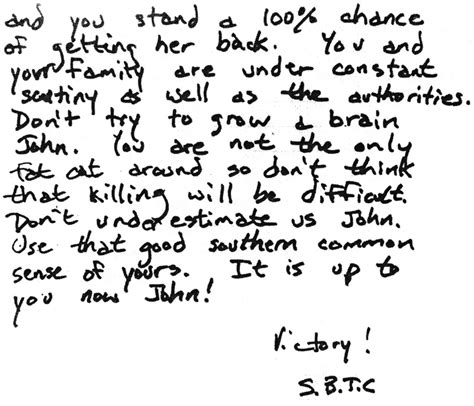 Disguised Handwriting: Unmasking The Ramsey Ransom Note - Expert ...