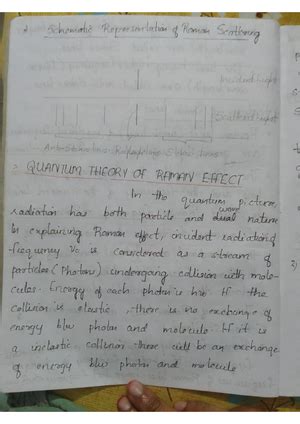 Ramaneffect 15 - Raman and electronic spectroscopy Msc Physics - Studocu