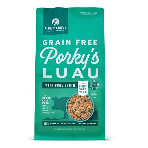 A Pup Above Gently Cooked Grain-Free Dog Food - Porky's Luau - 7lb Bag ...