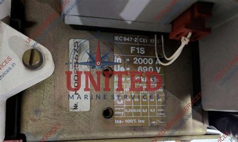 ABB SACE F1 F1S AIR CIRCUIT BREAKER 2000A WITH SACE PR1/P PROTECTION ...