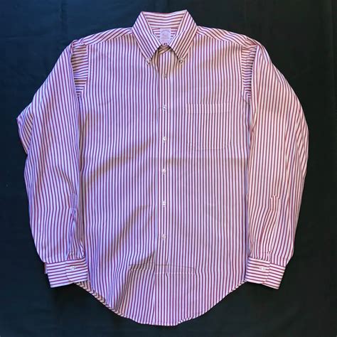 ~90’s Brooks Brothers makers BD stripe shirt made in usa | SKIPSKIP