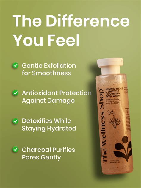 Buy Bamboo Shoot Body Wash – Exfoliate & Glow | The Wellness Shop