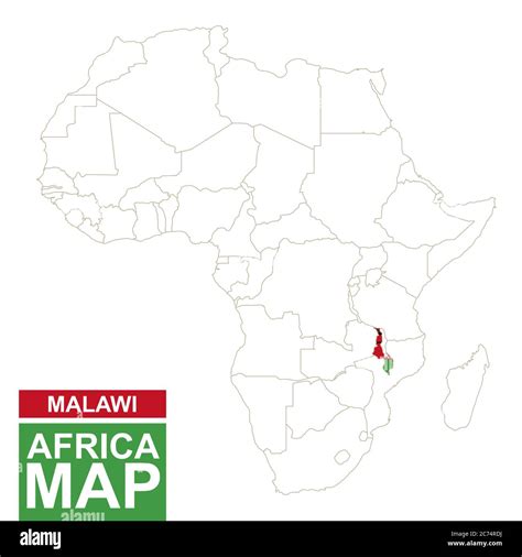 Malawi Map Africa