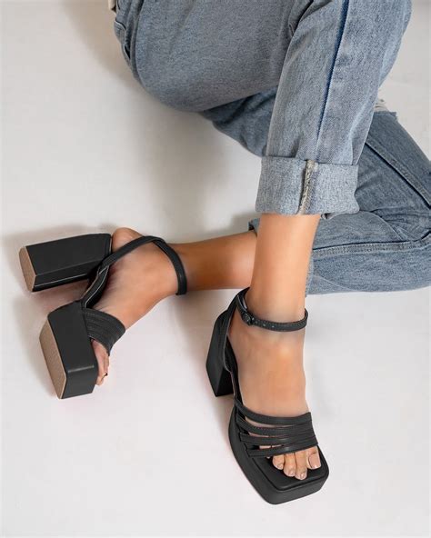 Trendy Fashion Block High Heels – JM LOOKS