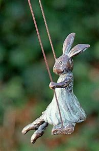 Image result for Bunny and Flower Garden Statue
