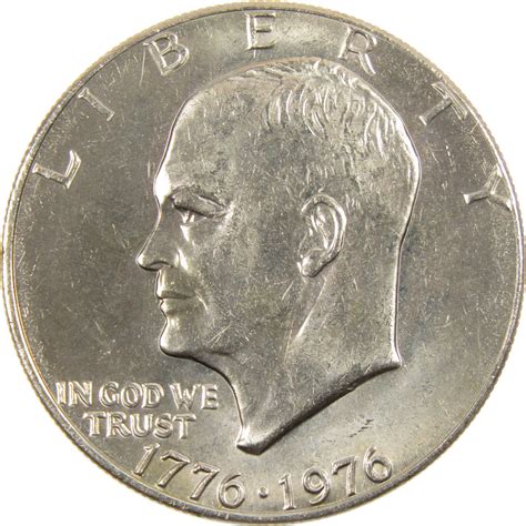 1976 Type 1 Eisenhower Bicentennial Dollar BU Uncirculated Clad IKE $1