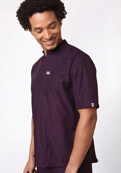 Buy Men Mandarin Collar Scrub For Doctors & Nurses Online – Knya