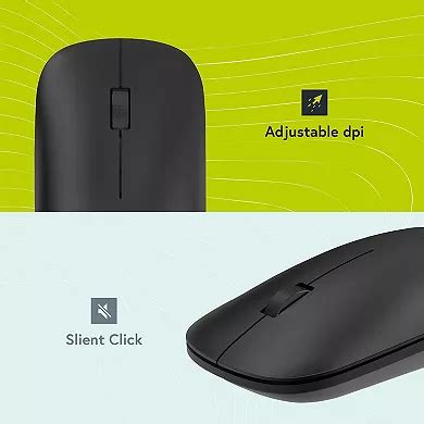Styletech M400 Multi-Mode Wireless Mouse – Black