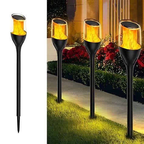 Solar LED Flickering Flame Light – Hardoll
