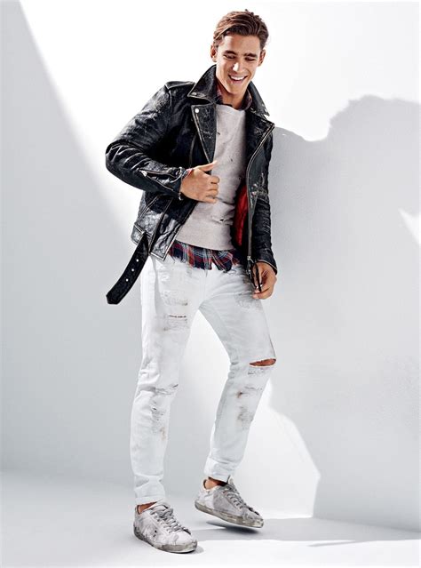 Mens Outfits With White Jeans at Jung Coleman blog