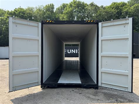 40′ x 8′ x 9.5′ Tall – New High Cube DOUBLE DOOR Shipping/Storage ...