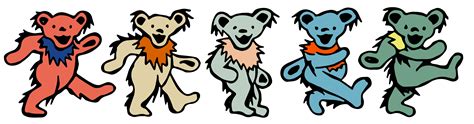 Grateful Dead Bears FF Grateful Dead Bear Decal – StationShirts