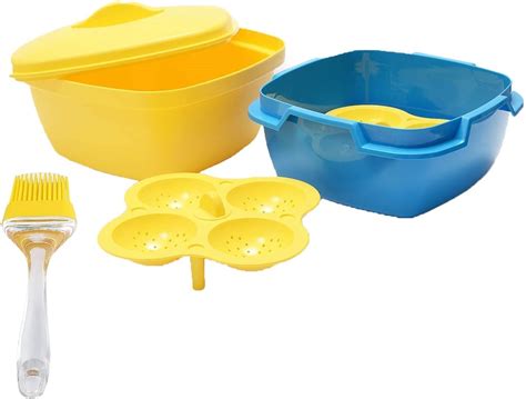 Nayasa Microwave Safe Plastic Big Idli Maker - Blue Color : Amazon.in ...