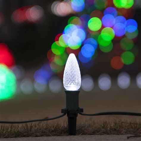 Pathway Lights - C9 Cool White Christmas LED Pathway Lights