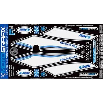 RS013BW REAR BODY PAD MOTO GRAFIX (モトグラフィックス) 適合車種SUZUKI SV650S(03-13 ...