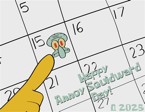 Annoy Squidward Day by Qwikswork on DeviantArt