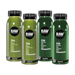 Raw Pressery All Green Juices - 250 ml Each (Pack of 04) : Amazon.in ...