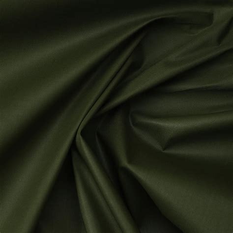Buy Olive Green Color Mill Dyed Cotton Lawn Fabric 68321D/25 | FFAB