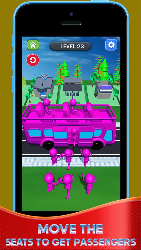 Passenger Bus Jam Color Sort Game: Passenger Bus Seat Jam Color Match ...