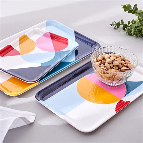 Buy Meadows Theme Rhapsody Melamine Serving Tray - 30x19.5cm from Home ...