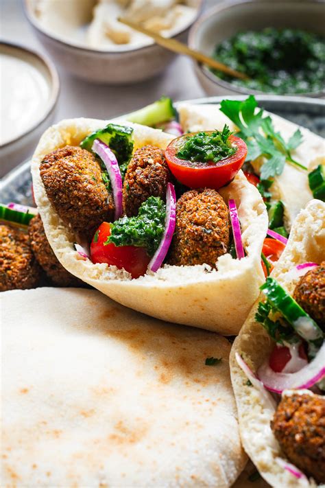 Falafel Plate (with Hummus, Tahini Sauce and Labneh) - Non-Guilty Pleasures