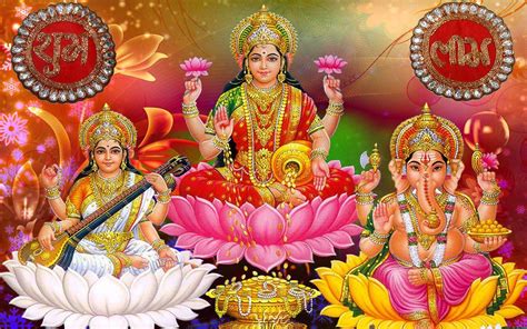 Laxmi Ganesh Saraswati Wallpapers - Top Free Laxmi Ganesh Saraswati ...