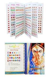 Sunaina (Original) Spiral Pastel Multicolor Round Bindi Sticker|Mate ...
