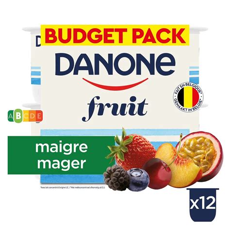 Danone - Yaourt Maigre aux Fruit - Pasteurisé - 12x125 g | Carrefour ...