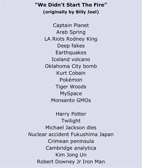 Fall Out Boy Released An Updated Version Of 'We Didn't Start The Fire ...