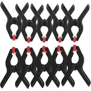Winsumm 10 PCS Photography Backdrop Support Spring Clamp 4.3"/11cm for ...