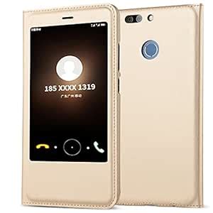 QAWACHH Smart Sensor Flip Cover for Huawei Honor V9/Honor 8 Pro Model ...