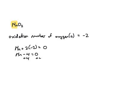 Image result for Oxidation State of MN in MnO2
