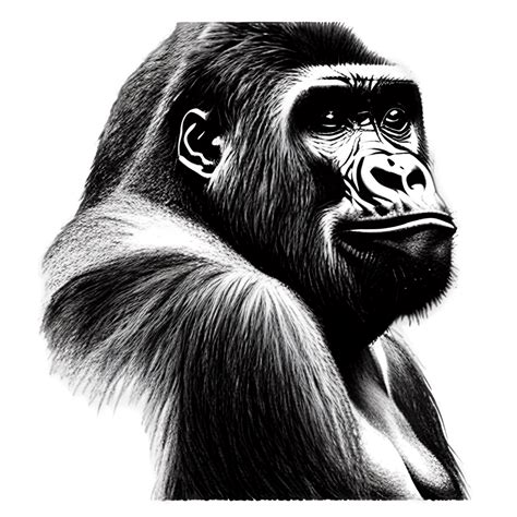 Gorilla Stand Upright