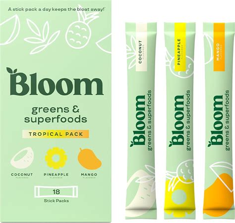 Amazon.com: Bloom Nutrition Superfood Greens Powder Stick Packs ...