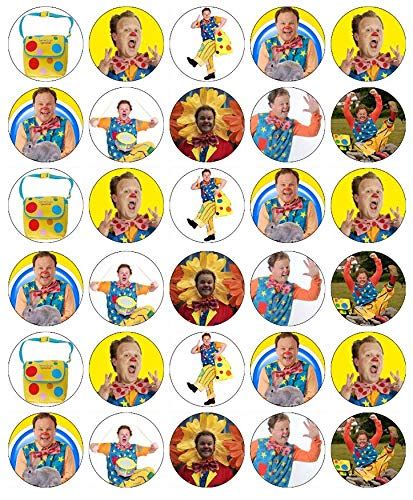 Buy 30 Mr Tumble Cupcake Toppers Edible Wafer Paper Fairy Cake Toppers ...