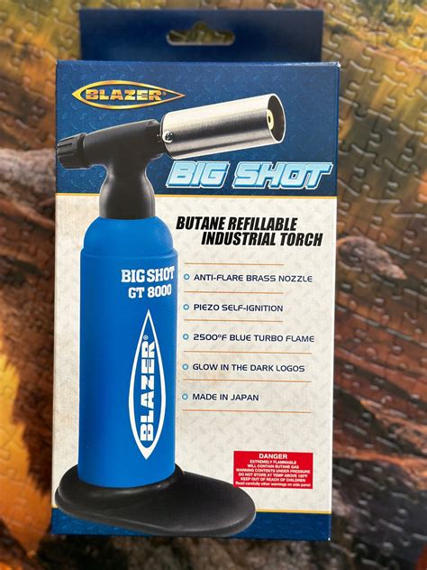 Blazer Limited Edition Blue Big Shot butane gas Torch GT8000 - Walmart.com