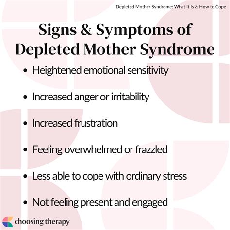 Depleted Mother Syndrome