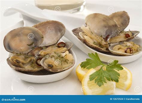 Spanish Cuisine. Clams Fisherman S Style Stock Photo - Image of meal ...
