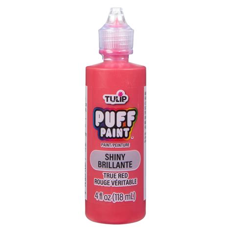 Tulip Puff Paint Shiny True Red 4 fl. oz. – Tulip Color Crafts