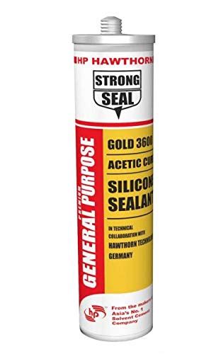 Excel Impex HP 3600 Gold General Purpose Silicone Sealant Cartridge for ...